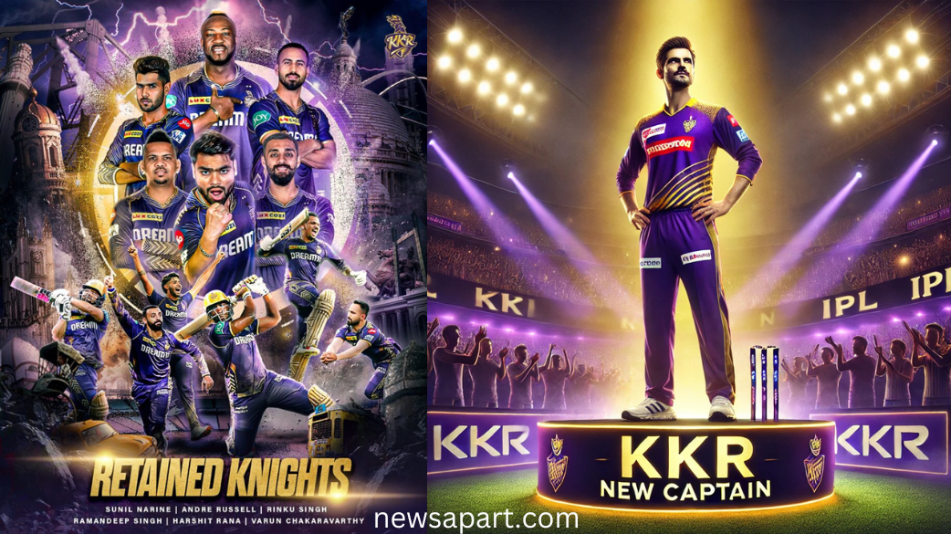 IPL 2025 Mega Auction: Cricketer with Experience of Leading 43 Matches Likely to Become KKR’s New Captain, Reports Reveal